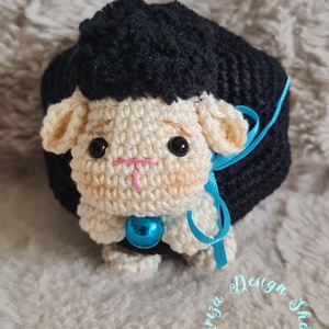 Kézműves horgolt kabala figura - Csillag bárányka (Éjfél), Játék & Sport, Plüssállat & Játékfigura, Más figura, Horgolás, MESKA