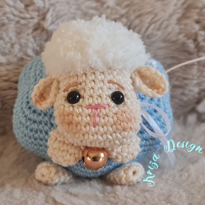 Kézműves horgolt kabala figura - Csillag bárányka (Felhő), Játék & Sport, Plüssállat & Játékfigura, Más figura, Horgolás, MESKA