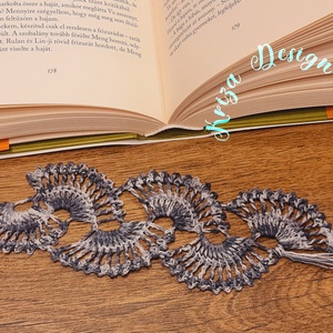 Kézműves horgolt csipke könyvjelző (Toronto), Könyv & Zene, Könyvjelző, Horgolás, MESKA