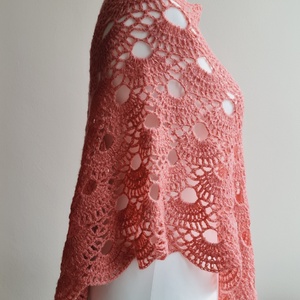 Kézműves horgolt csipke kendő - Fabolous Shawl - ruha & divat - sál, sapka, kendő - vállkendő - Meska.hu