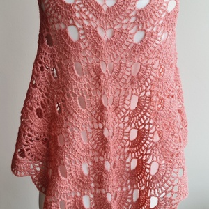 Kézműves horgolt csipke kendő - Fabolous Shawl - ruha & divat - sál, sapka, kendő - vállkendő - Meska.hu