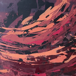 Waves 170X50 - művészet - festmény - akril - Meska.hu