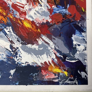 Firestorm 50X50 - művészet - festmény - akril - Meska.hu