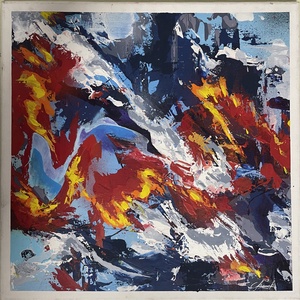 Firestorm 50X50, Művészet, Festmény, Akril, Festészet, MESKA