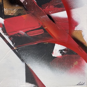 Time 50X50 - művészet - festmény - akril - Meska.hu