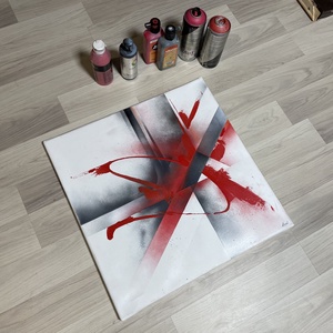 Mist 50X50 - művészet - festmény - akril - Meska.hu