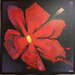 Field Poppy 100X100 - Meska.hu