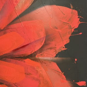 Field Poppy 100X100 - művészet - festmény - akril - Meska.hu