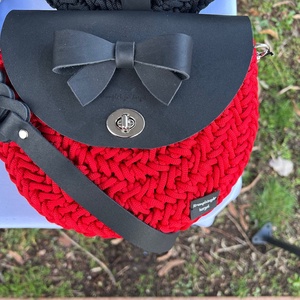 Horgolt crossbody táska - táska & tok - kézitáska & válltáska - kézitáska - Meska.hu