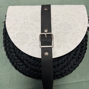 Horgolt crossbody , Táska & Tok, Kézitáska & válltáska, Alkalmi táska, Horgolás, MESKA
