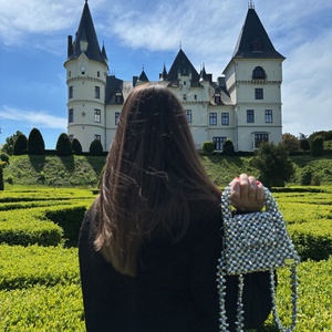 Gyöngy táska - táska & tok - kézitáska & válltáska - alkalmi táska - Meska.hu