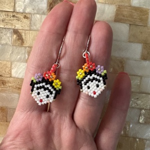 Miyuki fülbevaló - ékszer - fülbevaló - lógó fülbevaló - Meska.hu