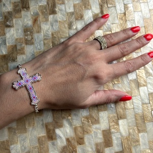 Miyuki karkötő - ékszer - karkötő - karkötő medállal - Meska.hu