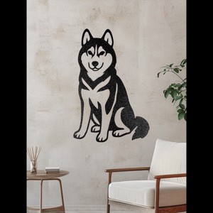 3D Nyomtatott Fali Dekoráció - Husky, , , MESKA