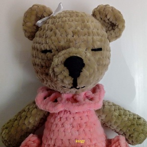Álmodozó balerina - horgolt plüss maci- amigurumi -  - Meska.hu