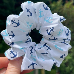 Nyári emlékek - scrunchie - ruha & divat - hajdísz & hajcsat - hajgumi - Meska.hu