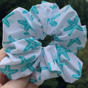 Nyári emlékek - scrunchie - ruha & divat - hajdísz & hajcsat - hajgumi - Meska.hu