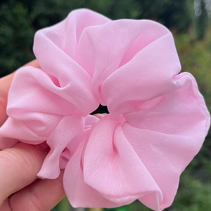Nyári emlékek - scrunchie - ruha & divat - hajdísz & hajcsat - hajgumi - Meska.hu