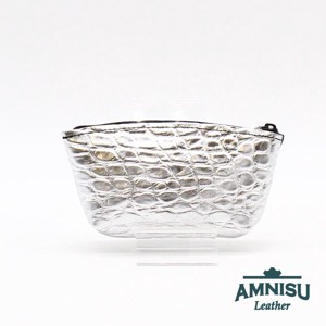 Ezüst krokkómintás - fényes fekete kettő cipzáras kulcstartó B1002 - táska & tok - kulcstartó & táskadísz - kulcstartó - Meska.hu