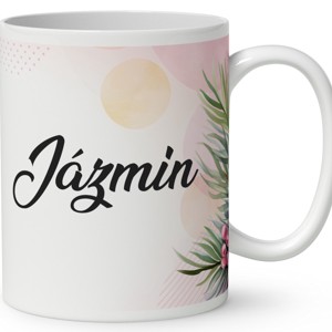 Kérd a neveddel - Cuki pink macika mintás bögre - otthon & életmód - konyhafelszerelés, tálalás - tálalás - bögre & csésze - Meska.hu