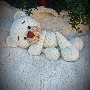 Jeges maci amigurumi  - Meska.hu