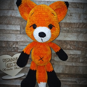 Amigurumi róka 30cm, Játék & Sport, Plüssállat & Játékfigura, Róka, Horgolás, MESKA