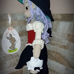 Amigurumi boszorkány  - játék & sport - plüssállat & játékfigura - más figura - Meska.hu