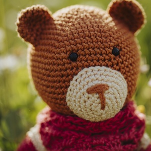 Csíkos maci - játék & sport - plüssállat & játékfigura - maci - Meska.hu