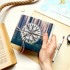 ' Viking ' Puha fedeles PAPÍR füzet / Journal A6 MÉRETŰ - Szimbólummal, Idézettel - otthon & életmód - papír, írószer - jegyzetfüzet & napló - Meska.hu