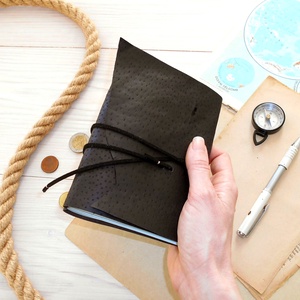 ' Mjölnir - THOR Kalapácsa ' Antik VALÓDI BŐR Napló A6 - Szimbólummal - Tépett első lappal - otthon & életmód - papír, írószer - jegyzetfüzet & napló - Meska.hu