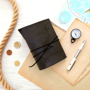 ' Mjölnir - THOR Kalapácsa ' Antik VALÓDI BŐR Napló A6 - Szimbólummal - Tépett első lappal - otthon & életmód - papír, írószer - jegyzetfüzet & napló - Meska.hu