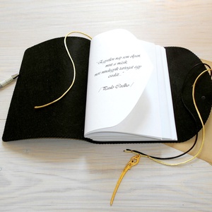 ' DARK MAGIC ' Műbőr Napló A5 - otthon & életmód - papír, írószer - jegyzetfüzet & napló - Meska.hu