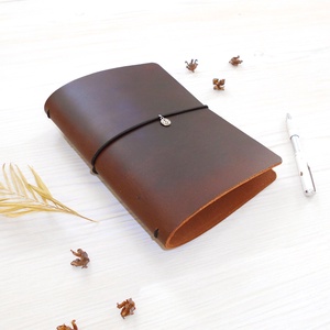 KALANDOR - Cserélhető füzetes valódi bőr borítású kézműves utazónapló A5 méretben - A füzeteket nem tartalmazza a csomag - otthon & életmód - papír, írószer - jegyzetfüzet & napló - Meska.hu