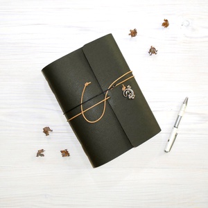 ERDŐ - Valódi bőr borítású napló A5 méretben - Meska.hu