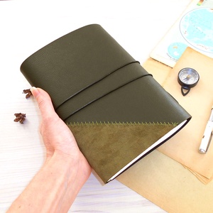 VIKING - Valódi bőr borítású kézműves napló A5 méretben - Vegvísir motívummal - otthon & életmód - papír, írószer - jegyzetfüzet & napló - Meska.hu