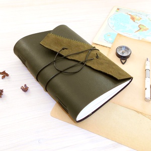 VIKING - Valódi bőr borítású kézműves napló A5 méretben - Vegvísir motívummal - otthon & életmód - papír, írószer - jegyzetfüzet & napló - Meska.hu