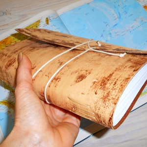 KALANDOR - Valódi bőr borítású kézműves napló A5 méretben - Iránytű motívummal - otthon & életmód - papír, írószer - jegyzetfüzet & napló - Meska.hu