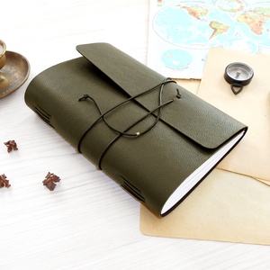 KALANDOR - Valódi bőr borítású kézműves napló A5 méretben - Égetett szélű első lappal - otthon & életmód - papír, írószer - jegyzetfüzet & napló - Meska.hu