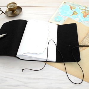 KALANDOR - Valódi bőr borítású kézműves napló A5 méretben - Égetett szélű első lappal - otthon & életmód - papír, írószer - jegyzetfüzet & napló - Meska.hu