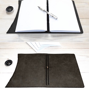 INDIANA - Cserélhető füzetes valódi bőr borítású utazónapló A5 méretben - 4 db sima füzetet tartalmaz a csomag - otthon & életmód - papír, írószer - jegyzetfüzet & napló - Meska.hu