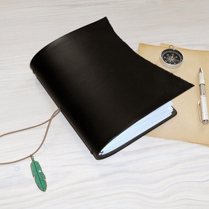 INDIANA - Cserélhető füzetes valódi bőr borítású utazónapló A5 méretben - 4 db sima füzetet tartalmaz a csomag - otthon & életmód - papír, írószer - jegyzetfüzet & napló - Meska.hu