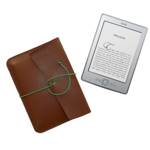 Dickens -  barna színű valódi bőr Kindle, könyvolvasó tok - 6 méretben - Meska.hu