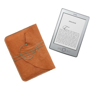 Dickens -  Natúr középbarna színű valódi bőr Kindle, könyvolvasó tok - 6 méretben - Meska.hu