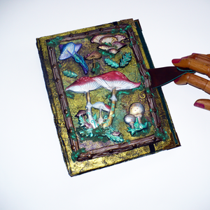 Shroomy könyvborító A/5 - otthon & életmód - papír, írószer - könyv- és füzetborító - Meska.hu