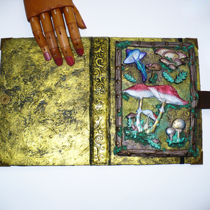 Shroomy könyvborító A/5 - otthon & életmód - papír, írószer - könyv- és füzetborító - Meska.hu