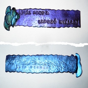Tapló marker Igyál, fogy a lapozó nyálad! - könyv & zene - könyvjelző - Meska.hu