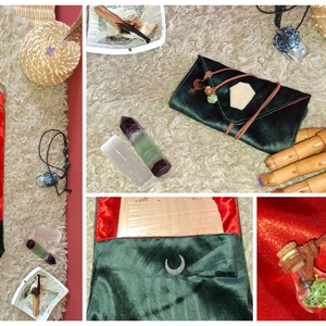 Bársony tarotkártya tartó - táska & tok - pénztárca & más tok - kártyatartó & irattartó - Meska.hu