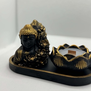 Buddha gyertyataróval - otthon & életmód - dekoráció - asztal és polc dekoráció - asztaldísz - Meska.hu