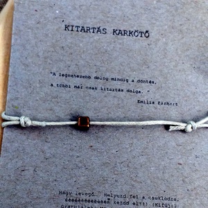 Minimalista KITARTÁSkarkötő , Ékszer, Karkötő, Gyöngyös karkötő, Ékszerkészítés, MESKA