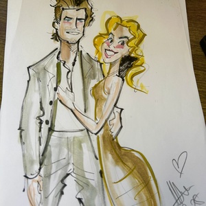 Wedding Guest drawing - művészet - grafika & illusztráció - egyéb rajzok - Meska.hu